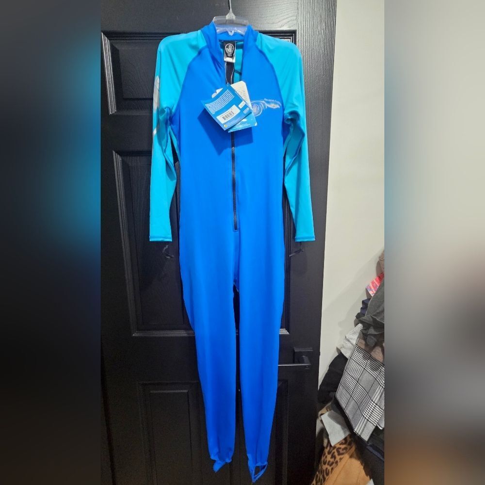 Body Glove Kids Aqua and Blue Bodysuit